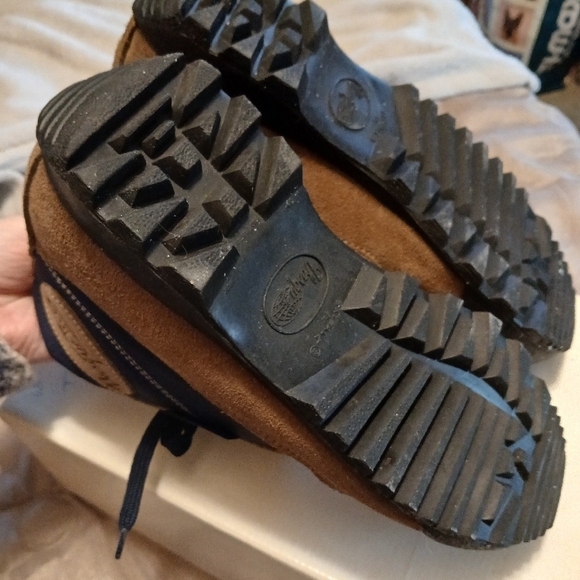 Vasque Skywalk Hiking Blue and Tan Lace Up Boots - Picture 6 of 6